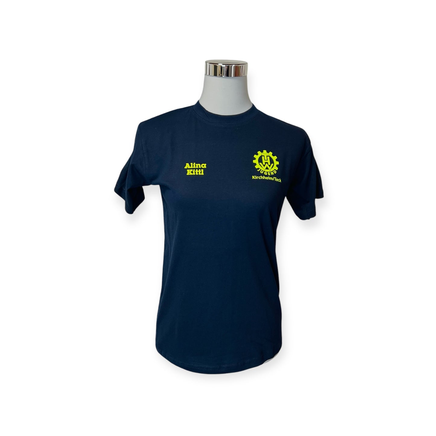 THW-Jugend T-Shirt neongelb bedruckt