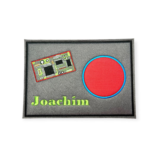 Tassenuntersetzer für Kaffee Platine zur Kaffeeeinladung Mug rug Becher