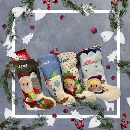 Nikolausstiefel personalisiert Geschenkbeutel Weihnachten Nikolaus 06.12.