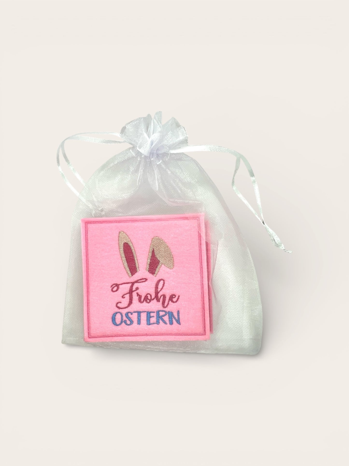 Oster Glasuntersetzer bestickt aus Filz verschiedene Motive