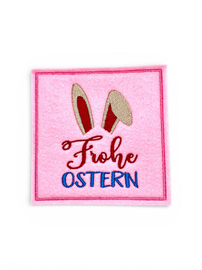 Oster Glasuntersetzer bestickt aus Filz verschiedene Motive