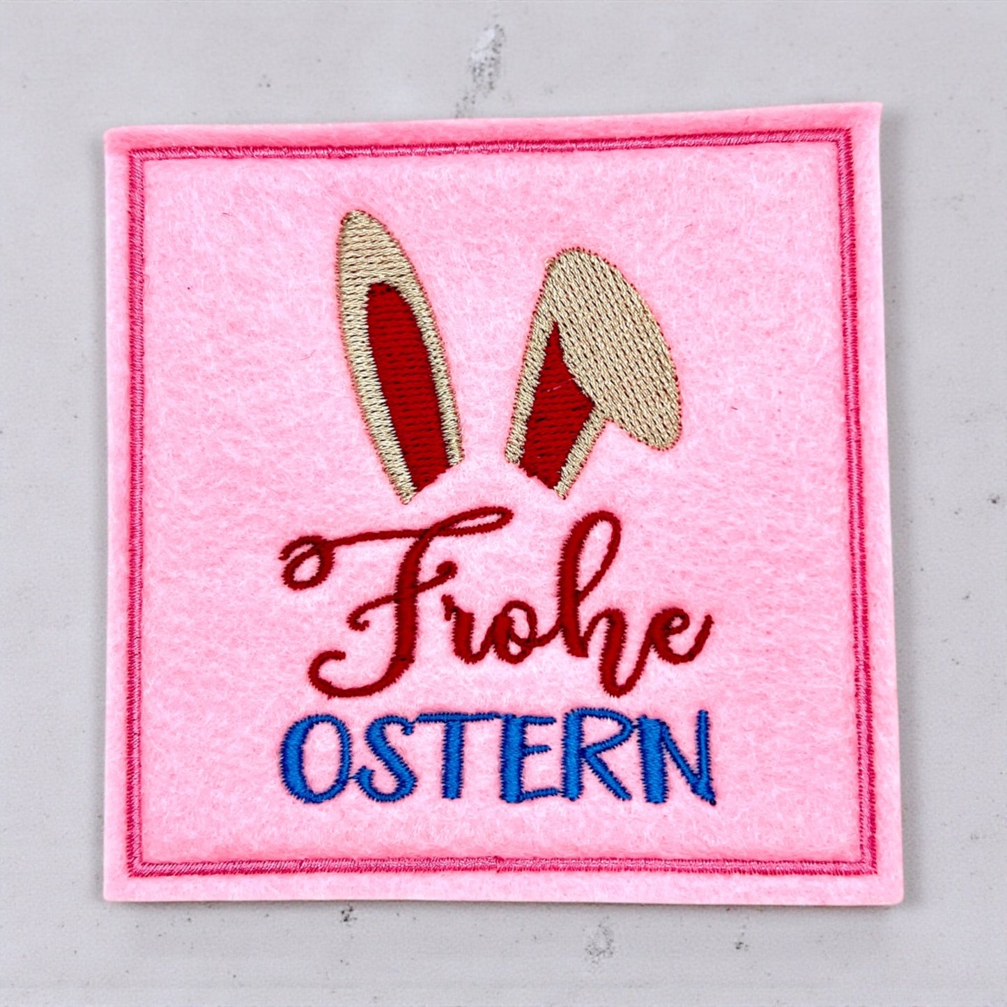 Oster Glasuntersetzer bestickt aus Filz verschiedene Motive