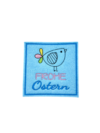 Oster Glasuntersetzer bestickt aus Filz verschiedene Motive