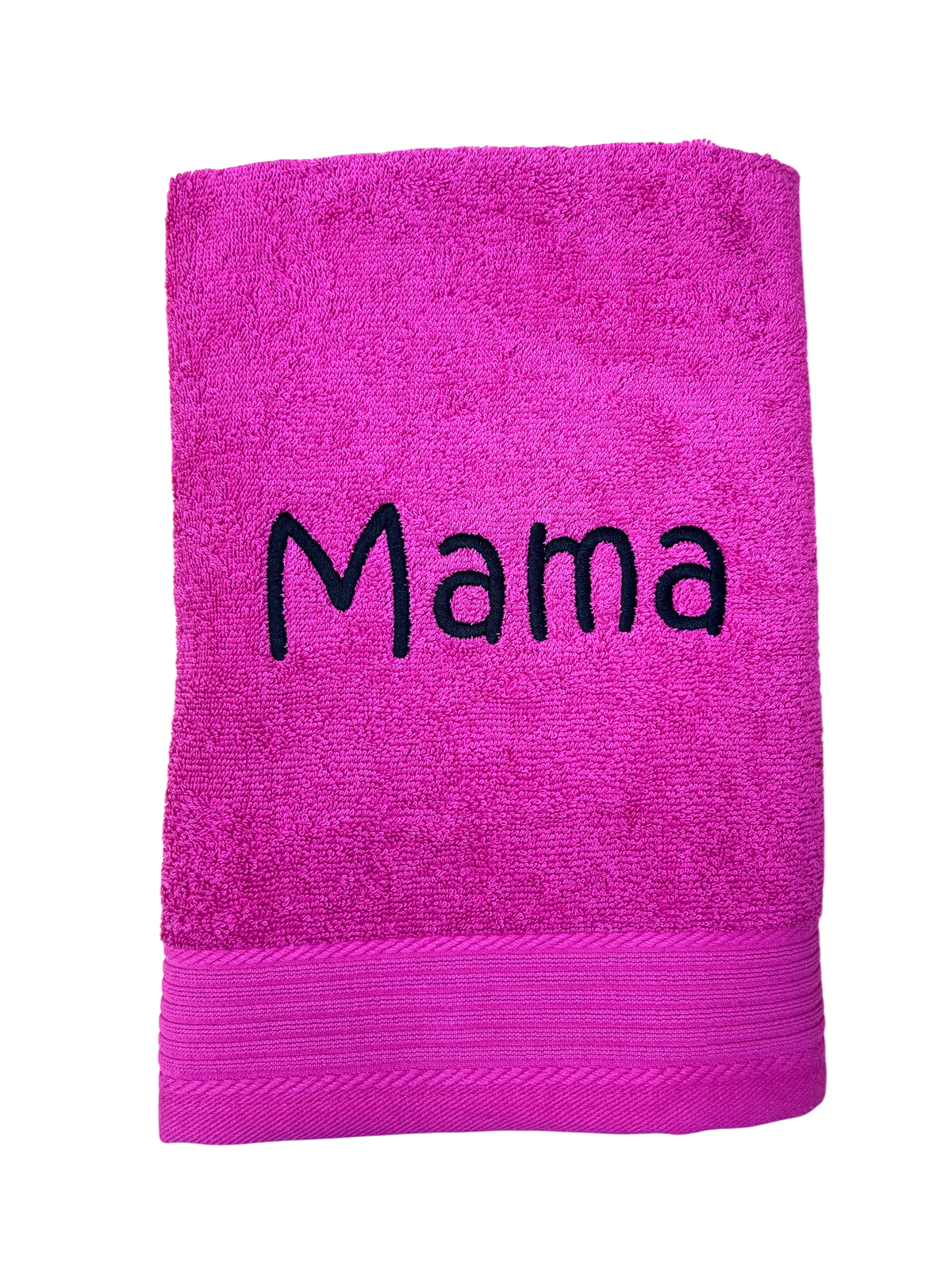 Duschhandtuch mit Name bestickt – personalisiertes Duschtuch 70 x 140 cm