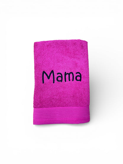 Duschhandtuch mit Name bestickt – personalisiertes Duschtuch 70 x 140 cm