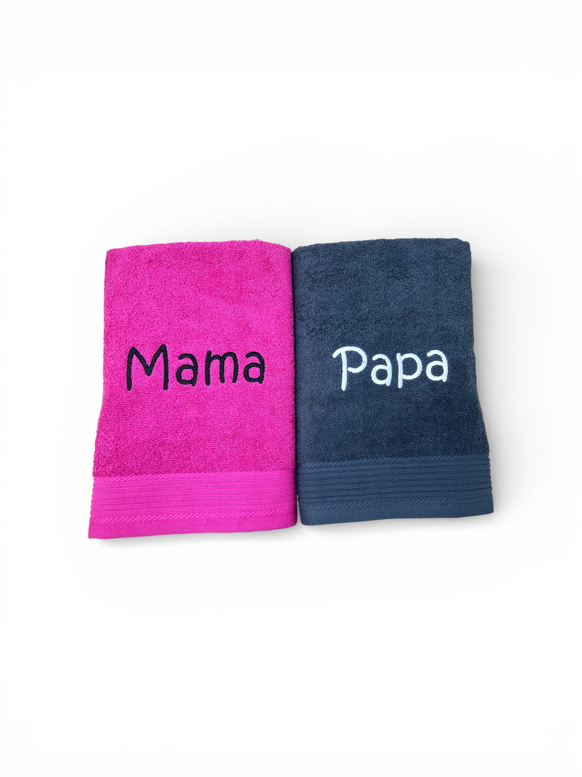 Duschhandtuch mit Name bestickt – personalisiertes Duschtuch 70 x 140 cm