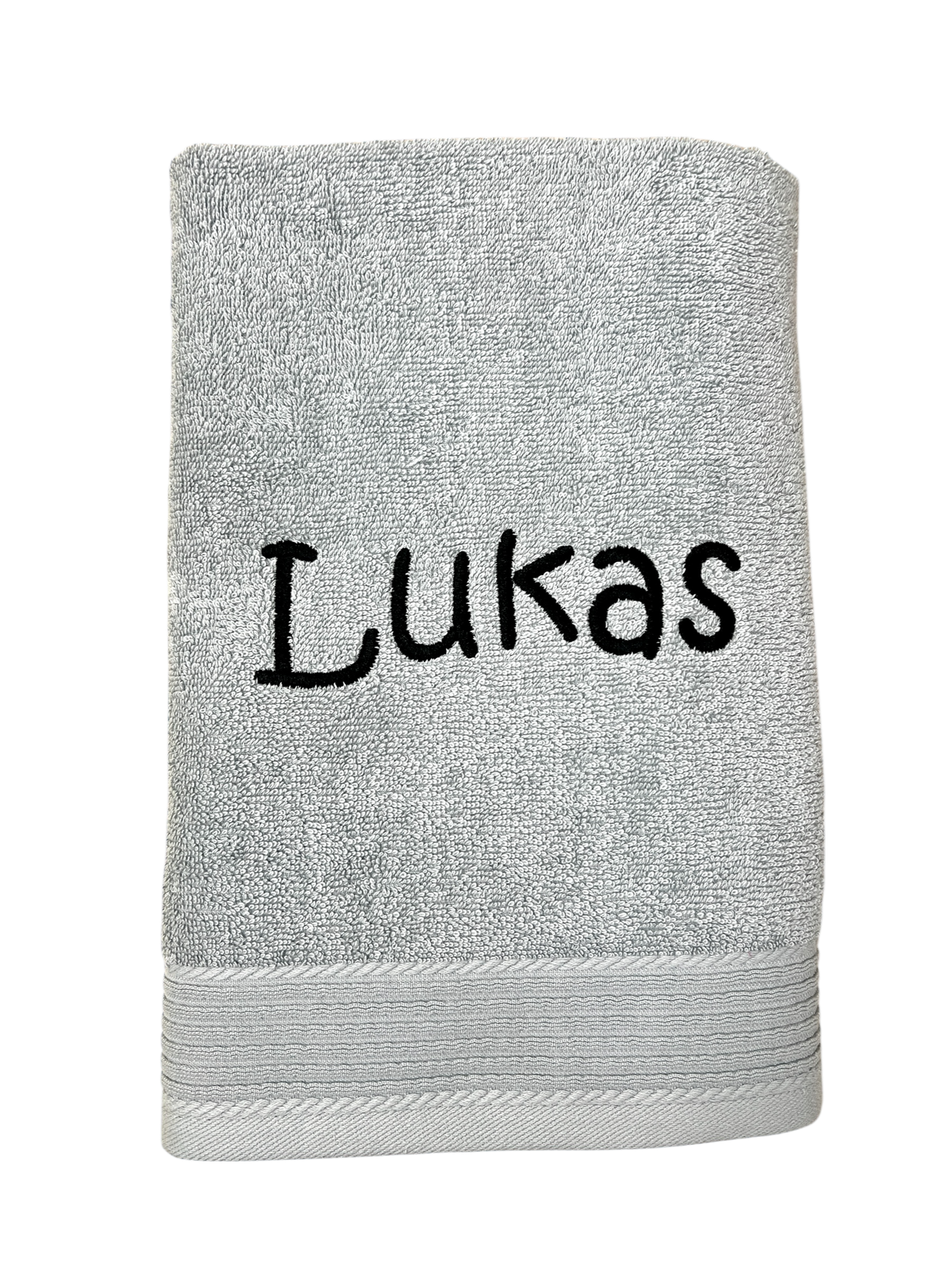 Duschhandtuch mit Name bestickt – personalisiertes Duschtuch 70 x 140 cm