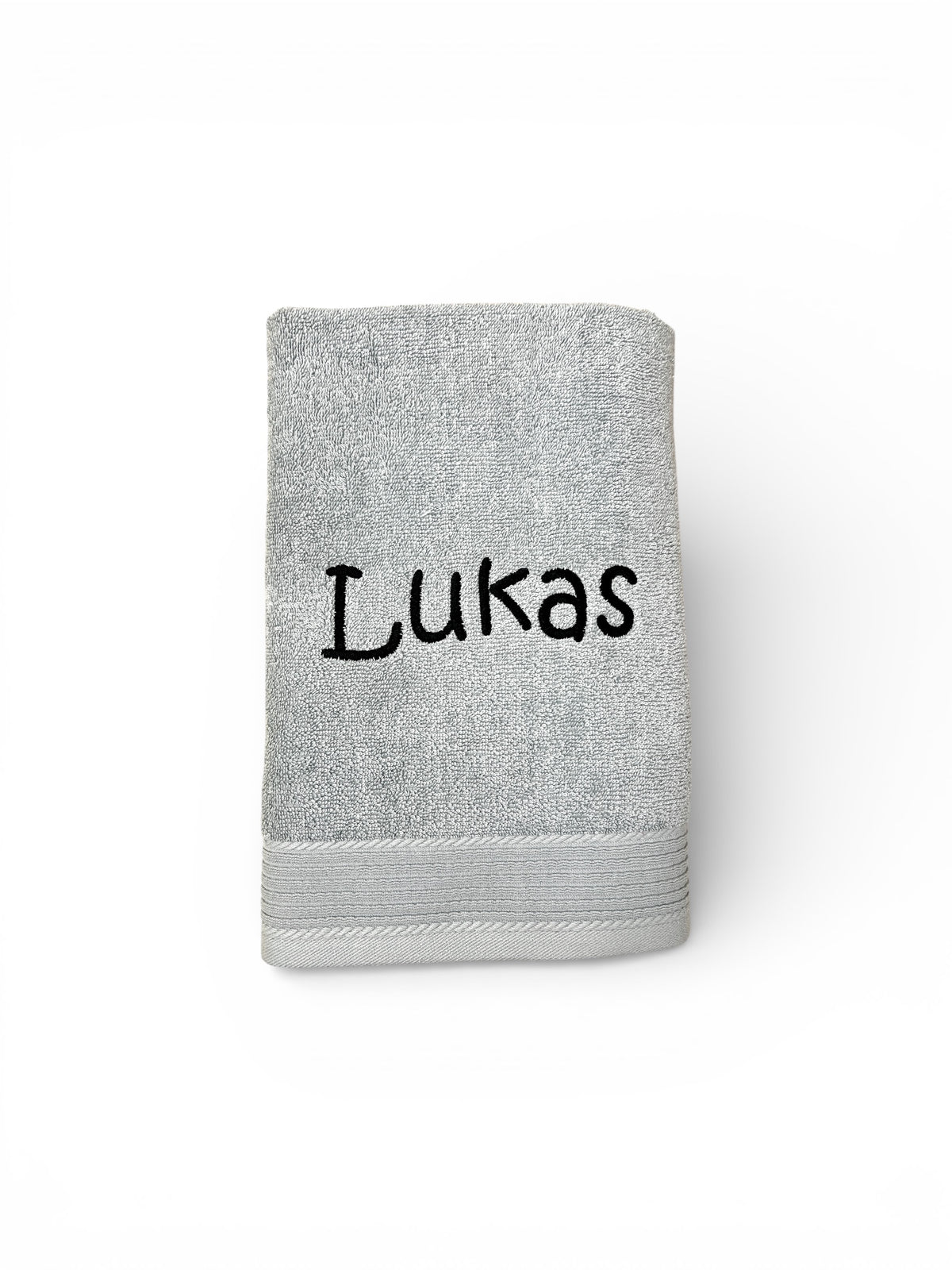 Duschhandtuch mit Name bestickt – personalisiertes Duschtuch 70 x 140 cm