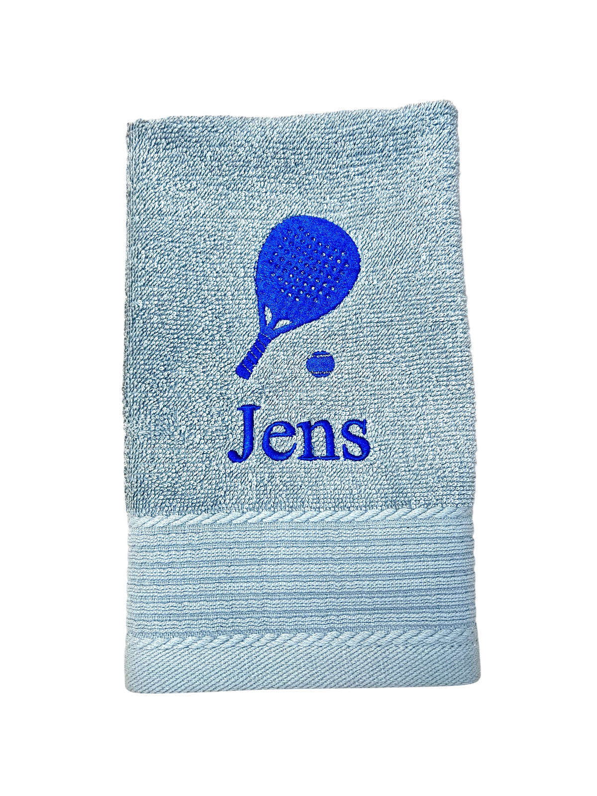 Padelschläger Padel Handtuch mit Name, Handtuch, Sauna, Wellness, Duschtuch, Geschenk für Sportler