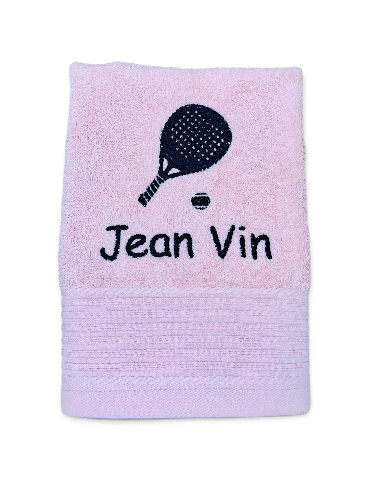 Padelschläger Padel Handtuch mit Name, Handtuch, Sauna, Wellness, Duschtuch, Geschenk für Sportler
