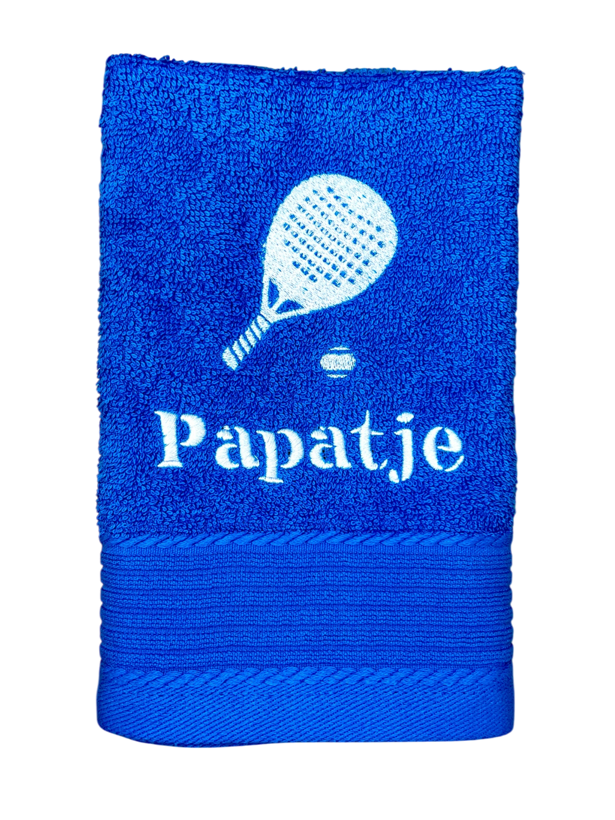 Padelschläger Padel Handtuch mit Name, Handtuch, Sauna, Wellness, Duschtuch, Geschenk für Sportler