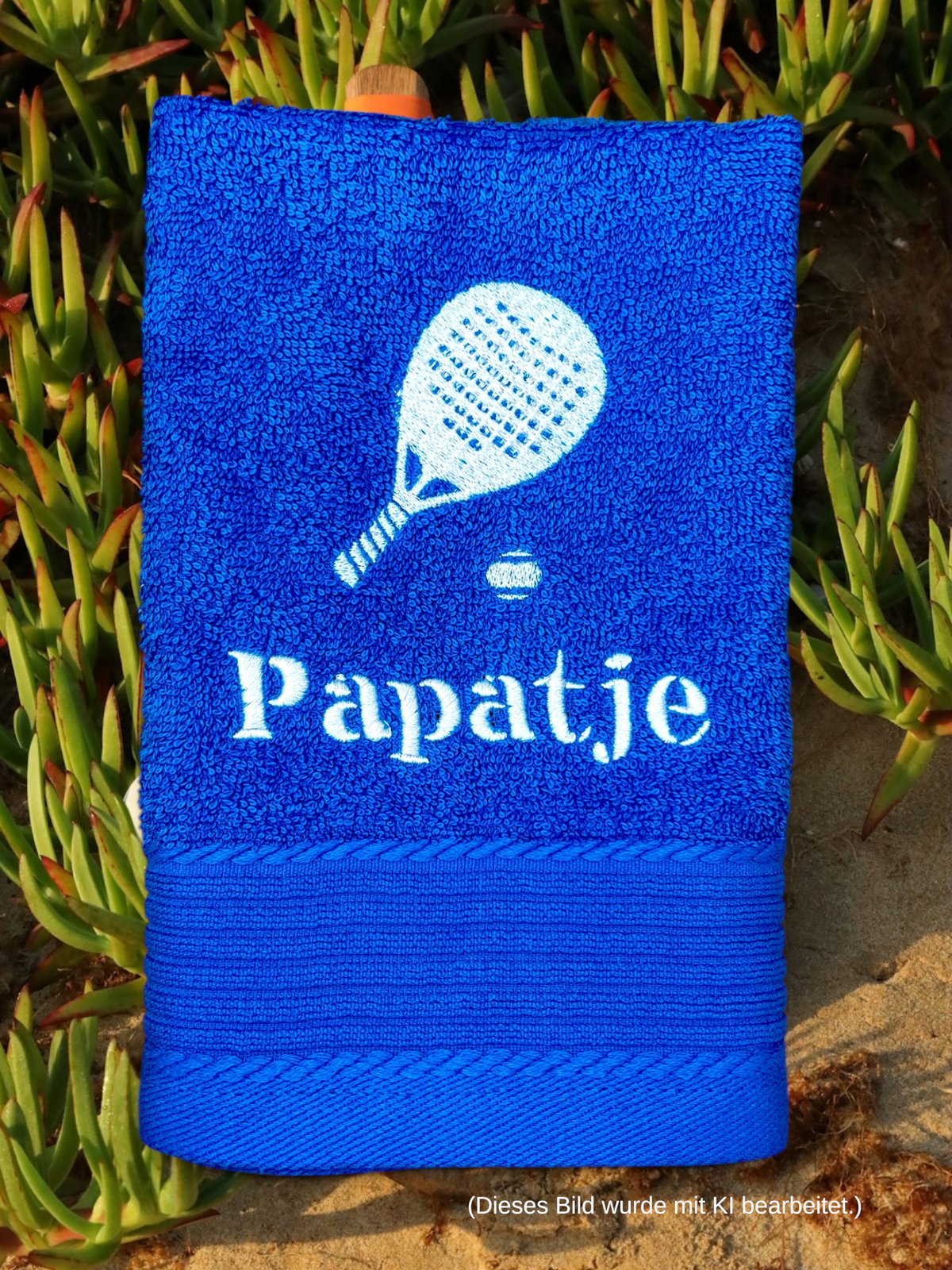 Padelschläger Padel Handtuch mit Name, Handtuch, Sauna, Wellness, Duschtuch, Geschenk für Sportler