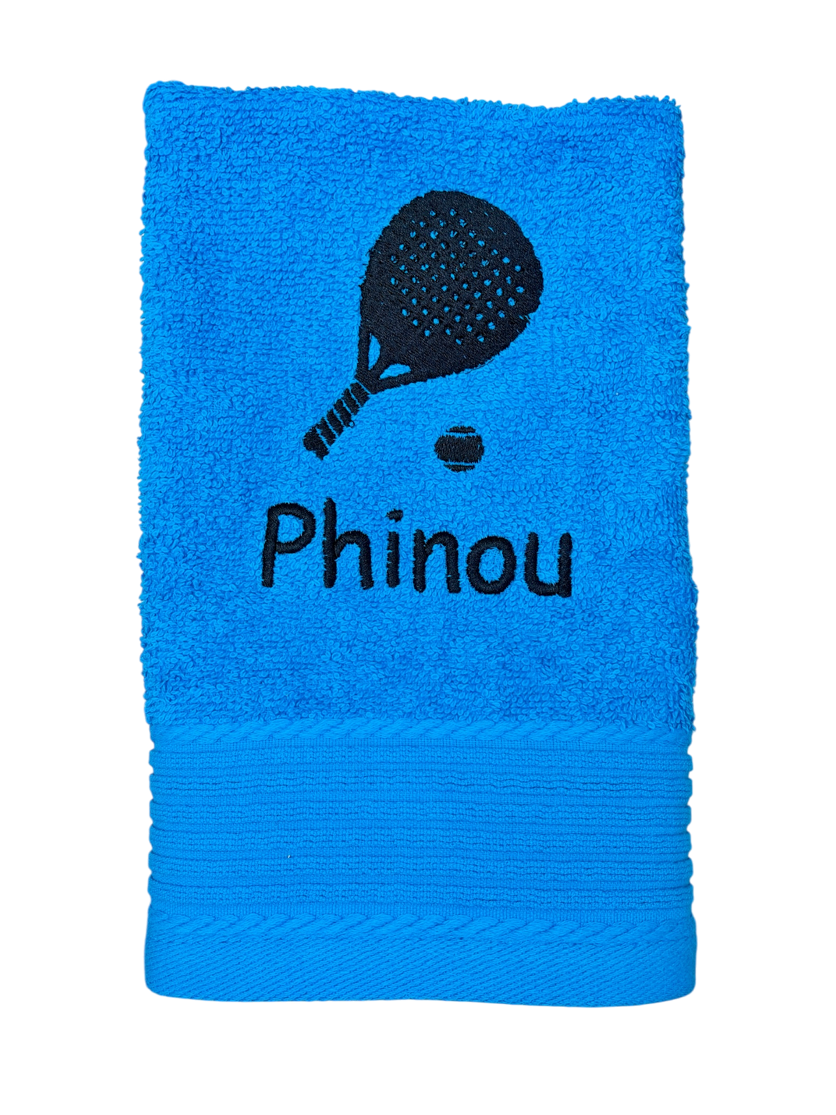 Padelschläger Padel Handtuch mit Name, Handtuch, Sauna, Wellness, Duschtuch, Geschenk für Sportler