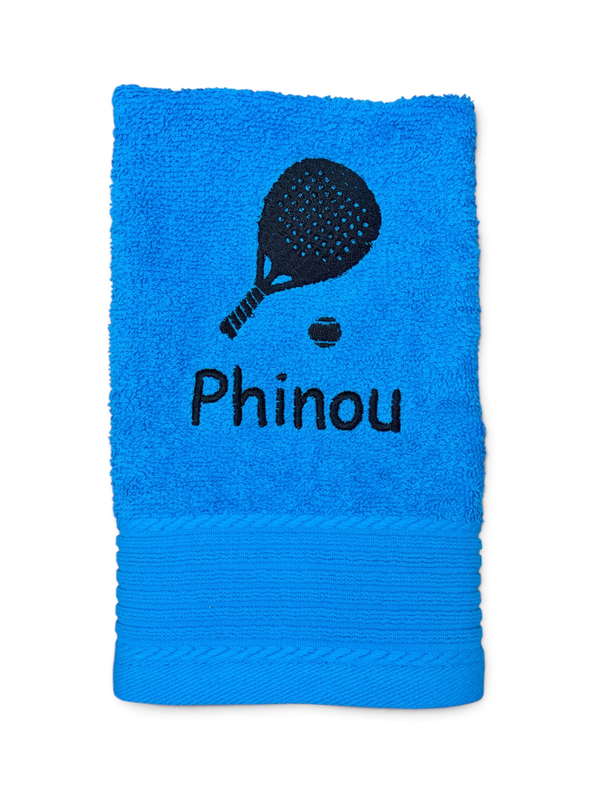 Padelschläger Padel Handtuch mit Name, Handtuch, Sauna, Wellness, Duschtuch, Geschenk für Sportler