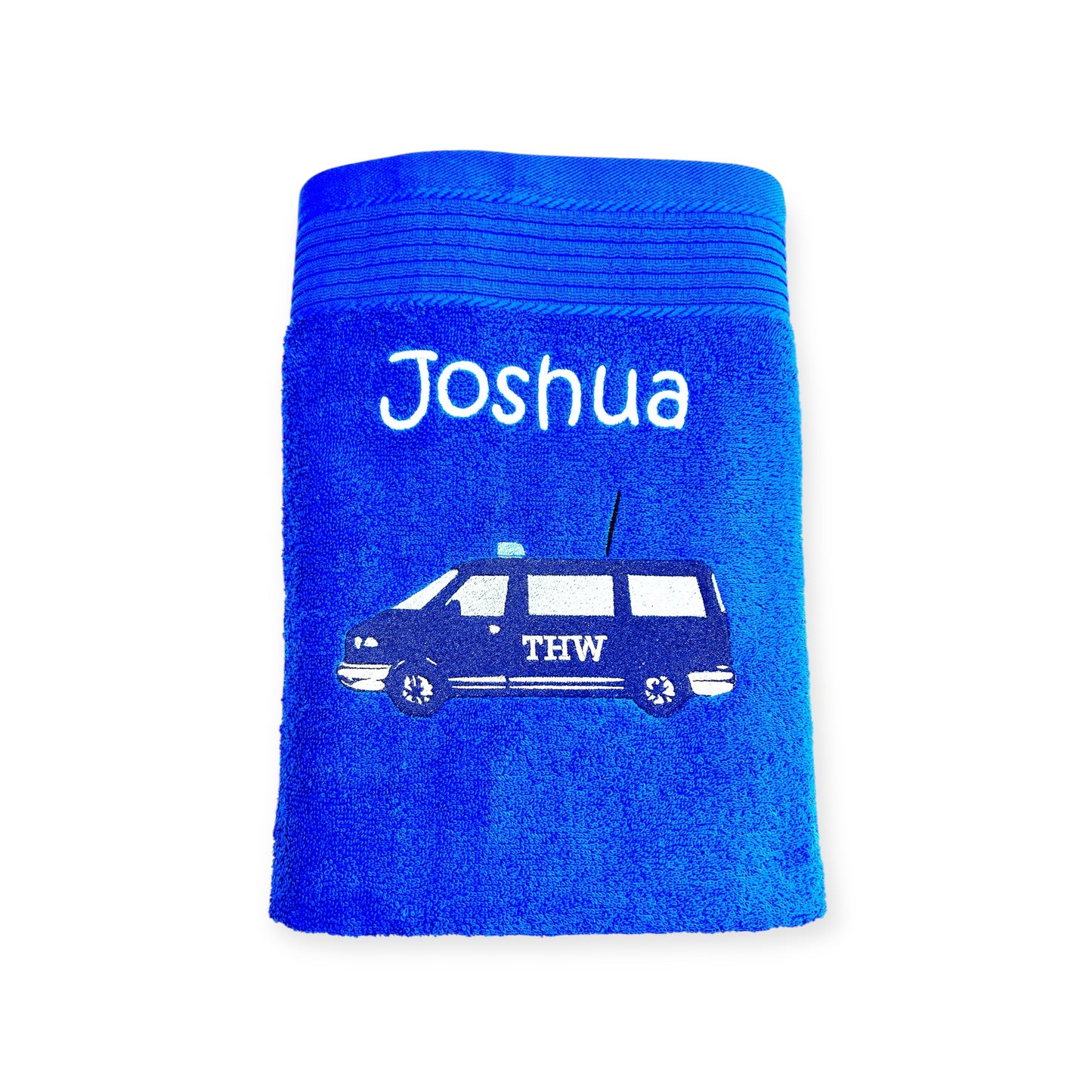 THW MTW Handtuch mit Name Handtücher Sauna Wellness Duschtuch Kinder Strand baden