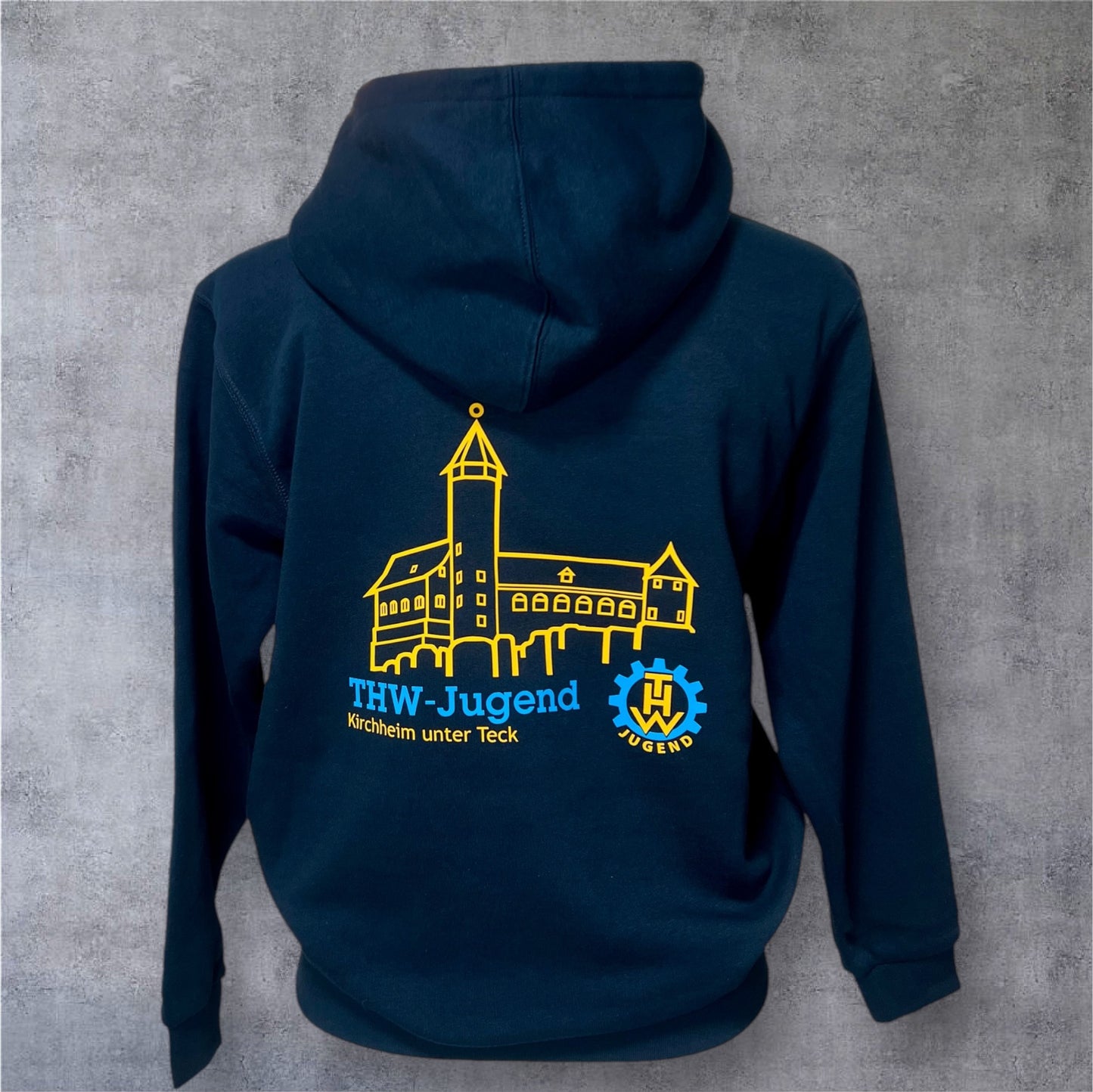 THW-Jugend Hoodie bedruckt Kirchheim Merch