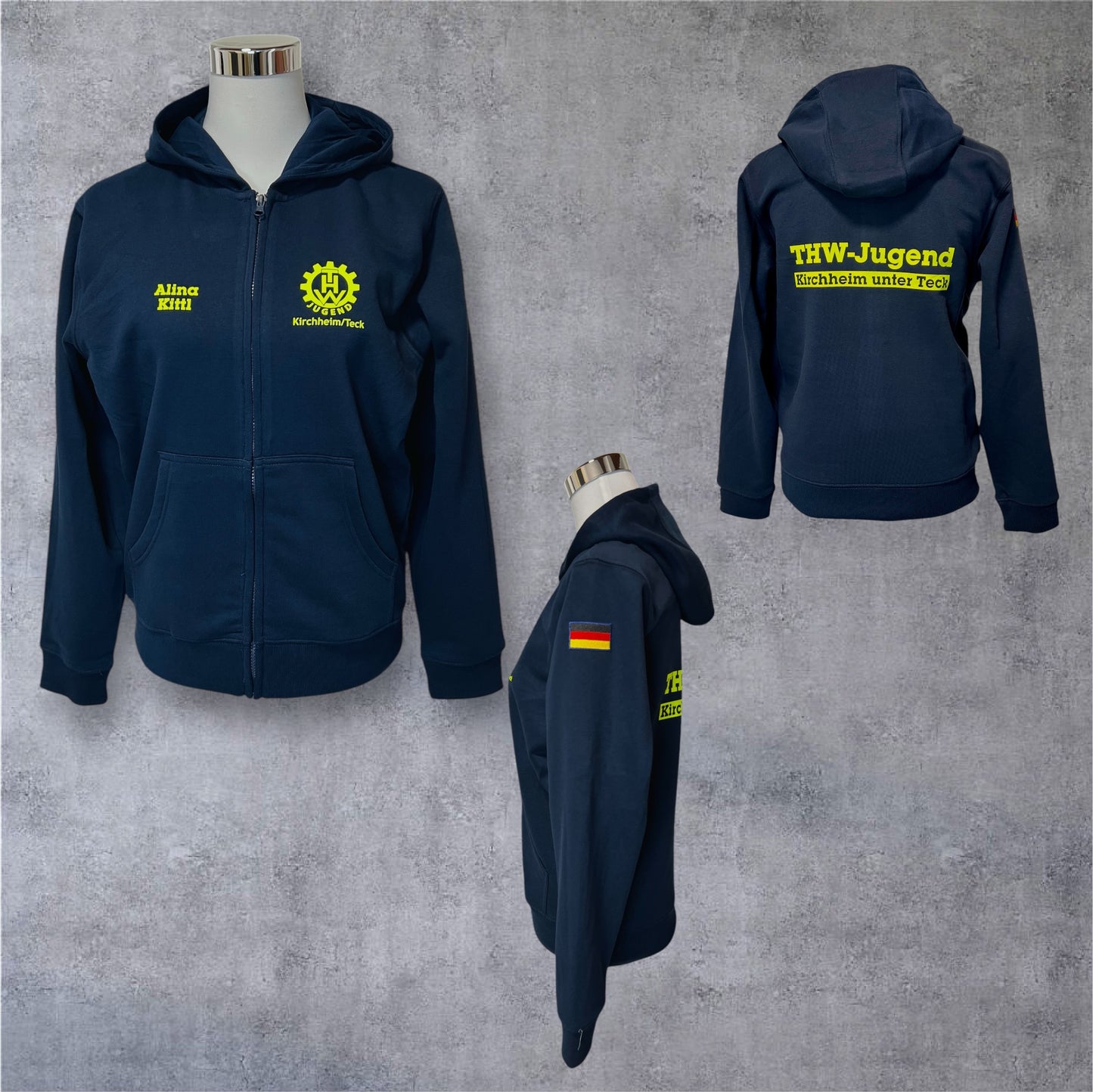 THW-Jugend Hoodie-Jacke