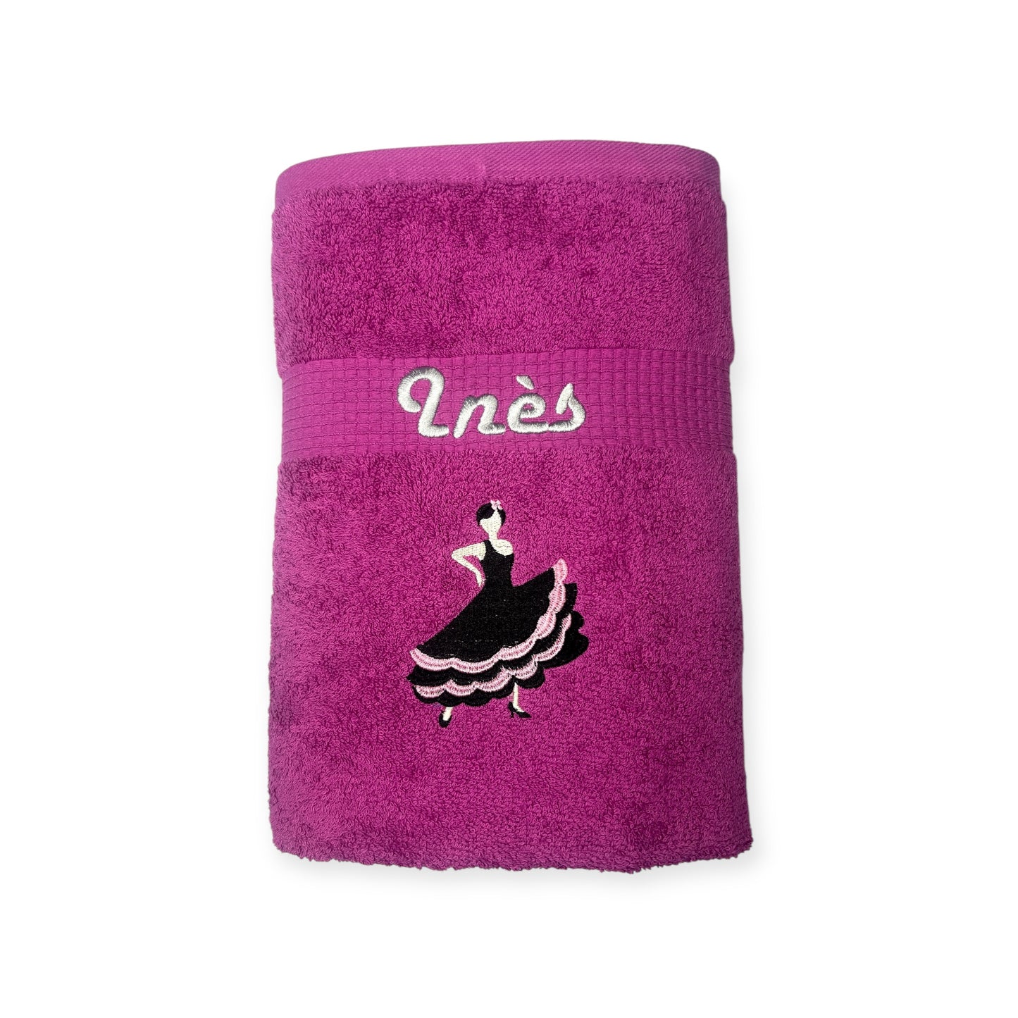 Tänzerin Handtuch mit Name Handtücher Sauna Wellness Duschtuch Strand baden tanzen
