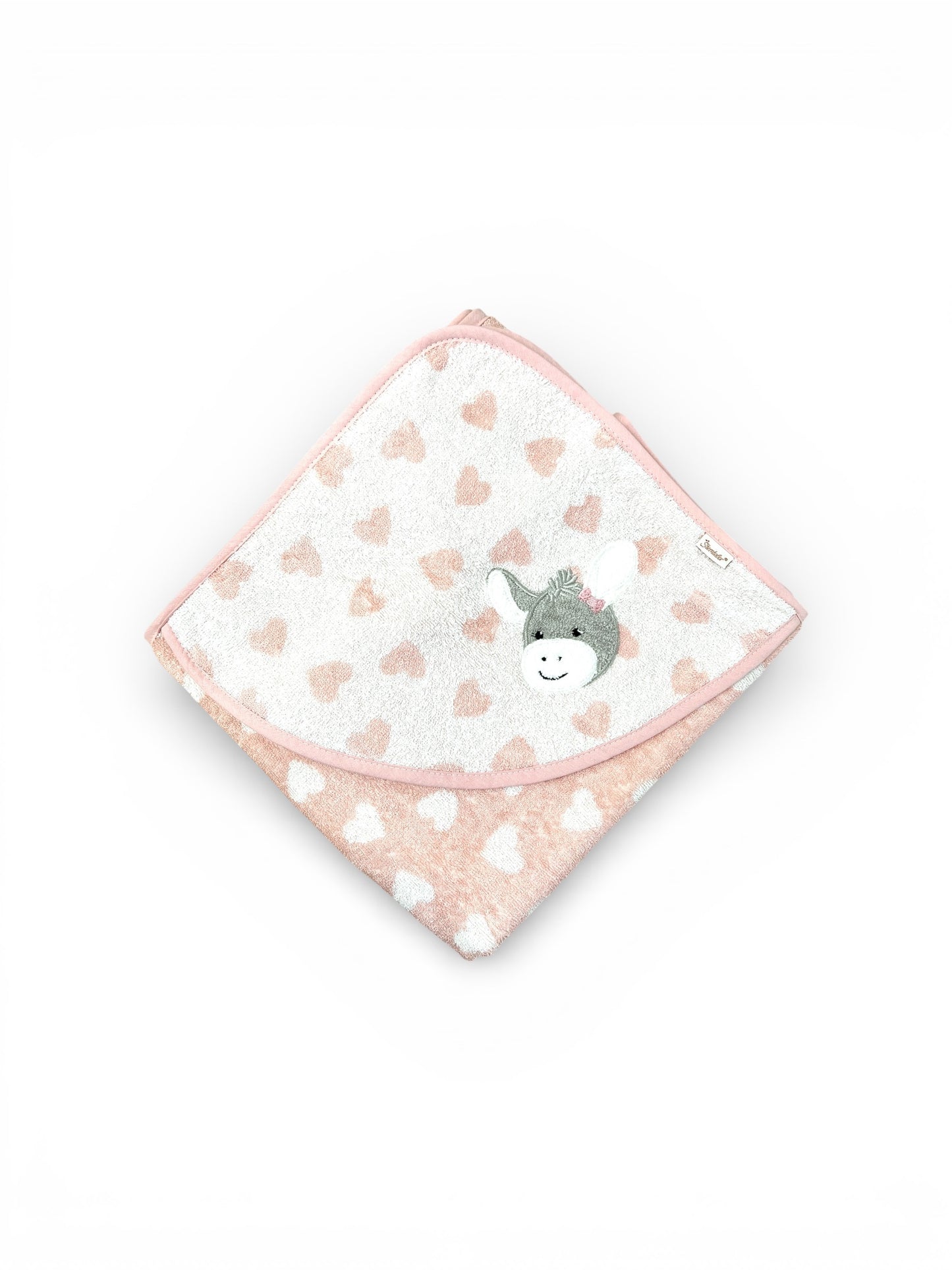 Kapuzenhandtuch Esel Emmi Girl von Sterntaler 100x100 cm, personalisierbar mit Name