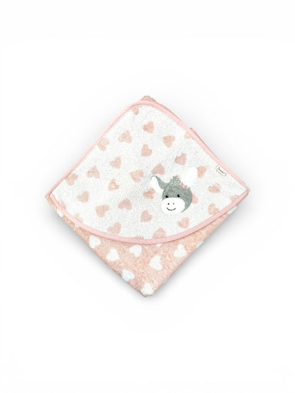 Kapuzenhandtuch Esel Emmi Girl von Sterntaler 100x100 cm, personalisierbar mit Name