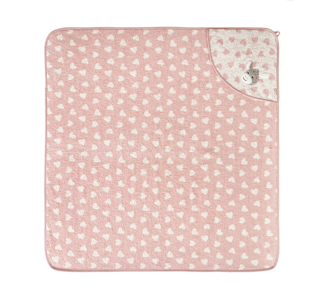 Kapuzenhandtuch Esel Emmi Girl von Sterntaler 100x100 cm, personalisierbar mit Name