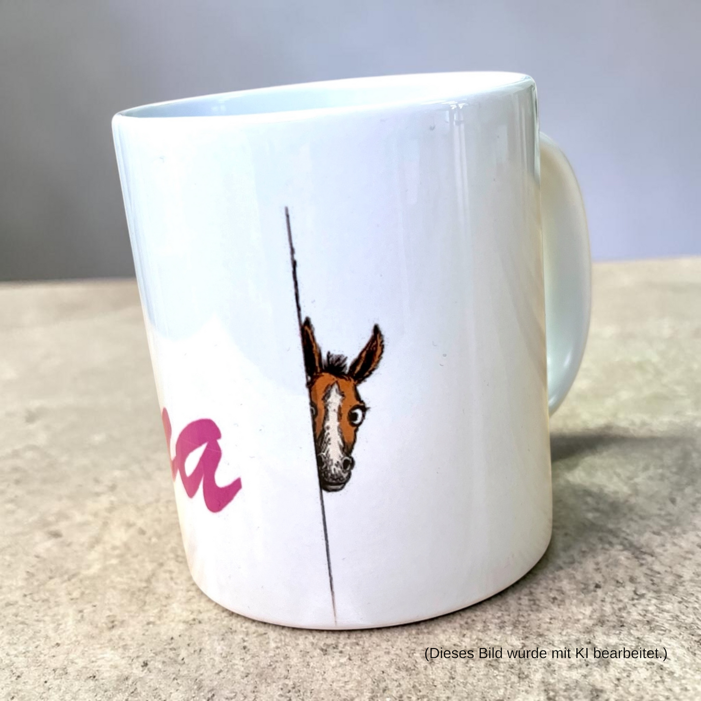 Personalisierte Keramiktasse mit süßem Tiermotiv & Wunschnamen – individuell bedruckt in Kirchheim unter Teck