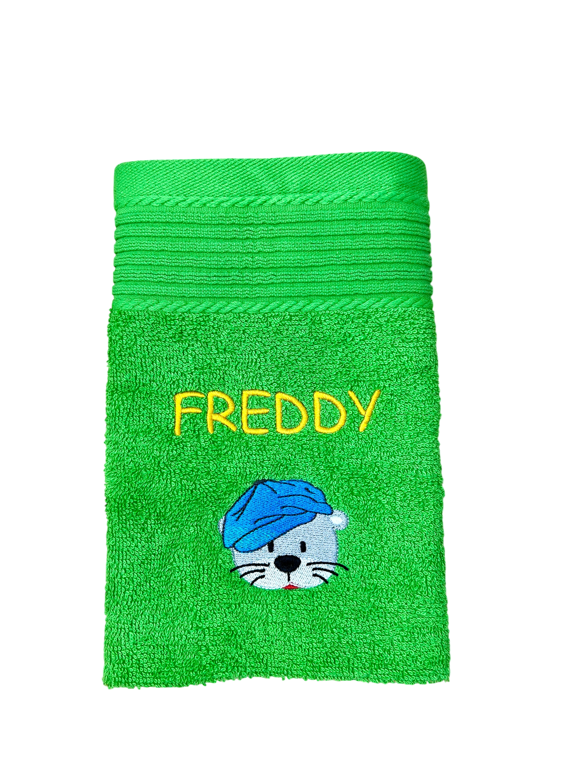 Kinder Handtuch mit Name und Motiv 30x50 cm Kita Kindergarten oder für Unterwegs