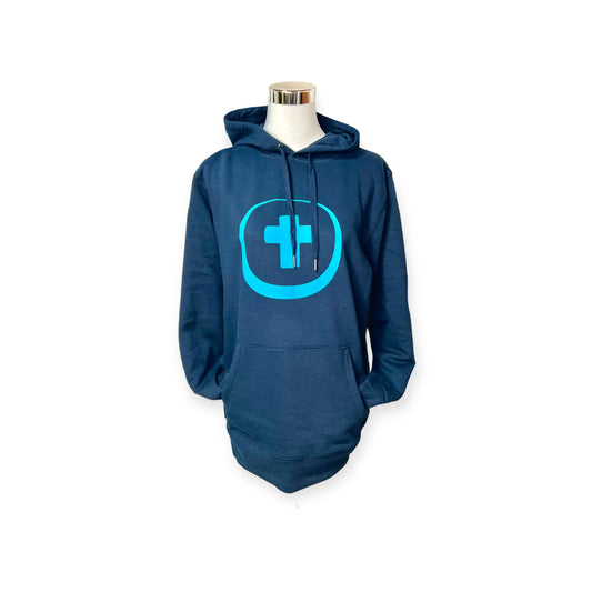 Hoodie individuell bedruckt Firmenlogo, Verenslogo Spruch Name