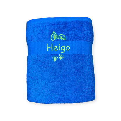 Häschen Handtuch mit Name, viele Farben und Größen