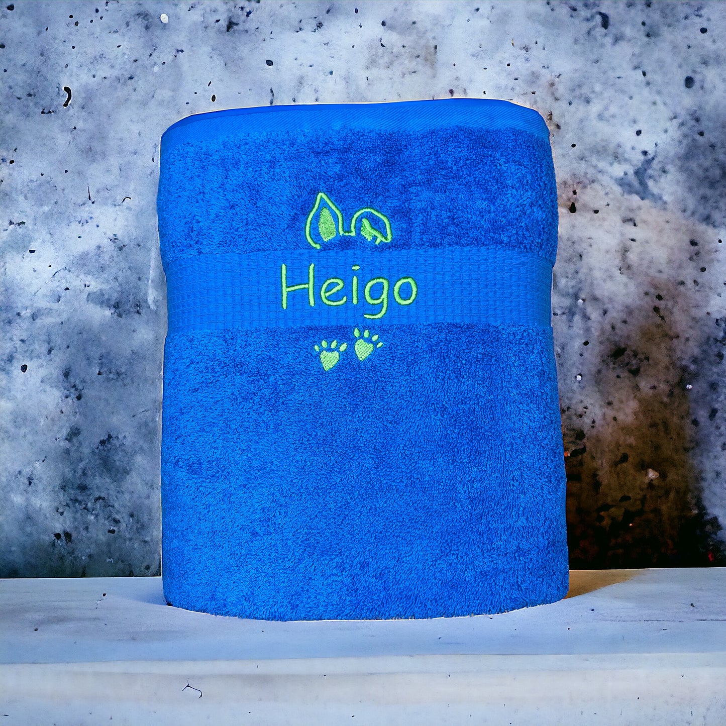 Häschen Handtuch mit Name, viele Farben und Größen