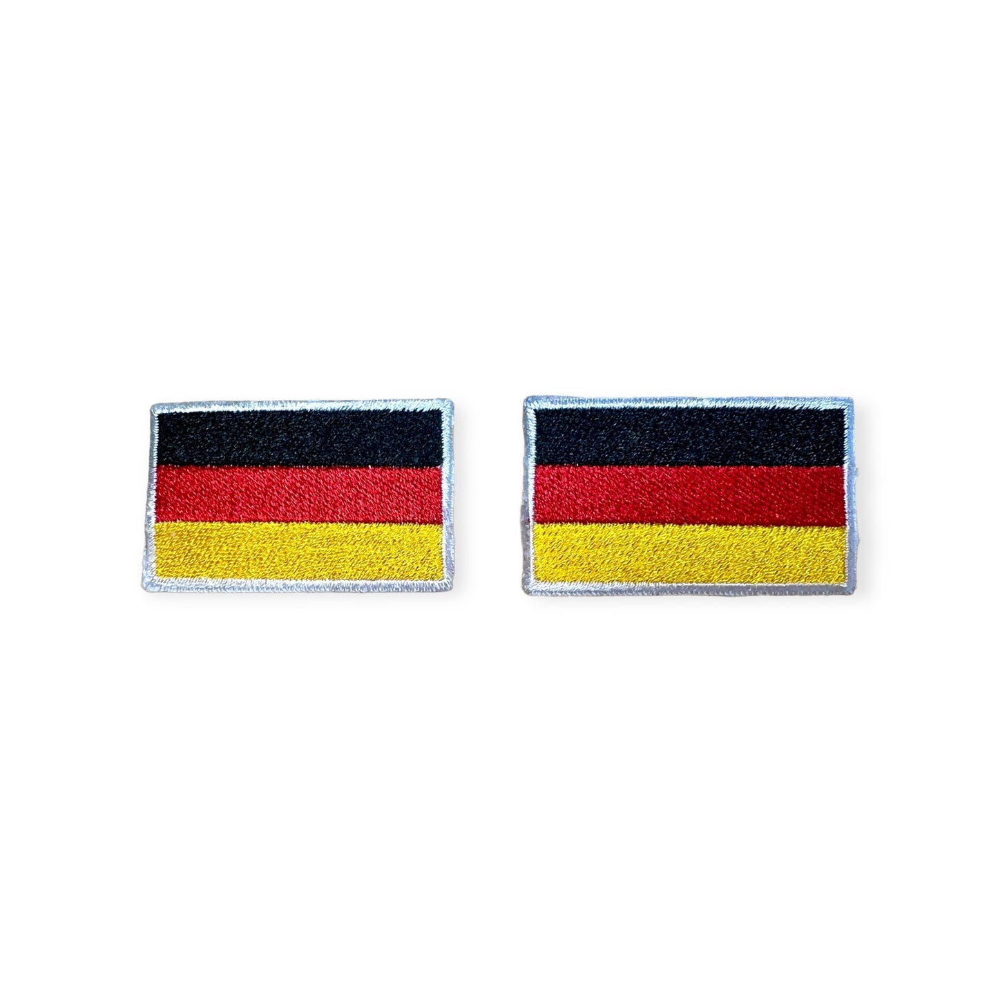 Deutschlandflagge 3x5 cm zum aufbügeln, gestickt