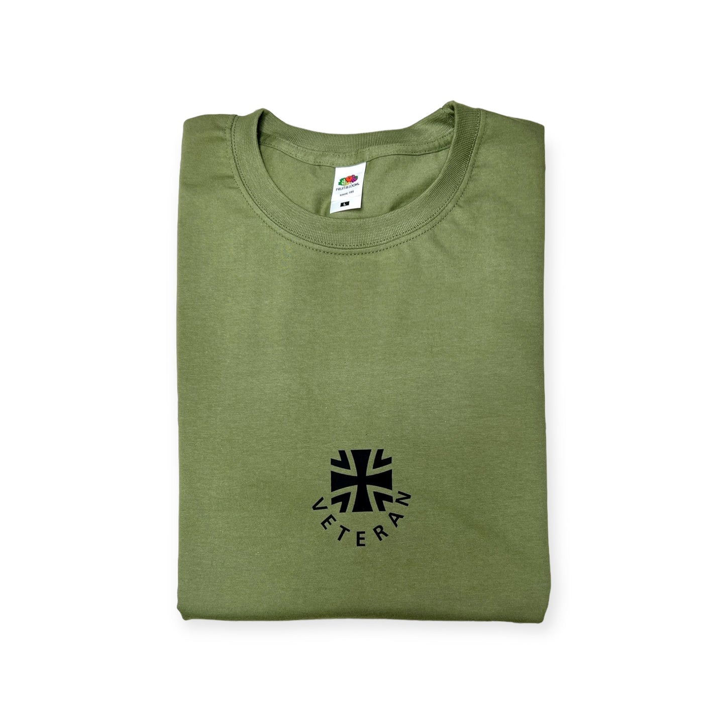 Veteranen T-Shirt classic olive, personalisiert