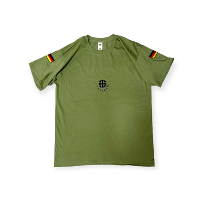 Veteranen T-Shirt classic olive, personalisiert