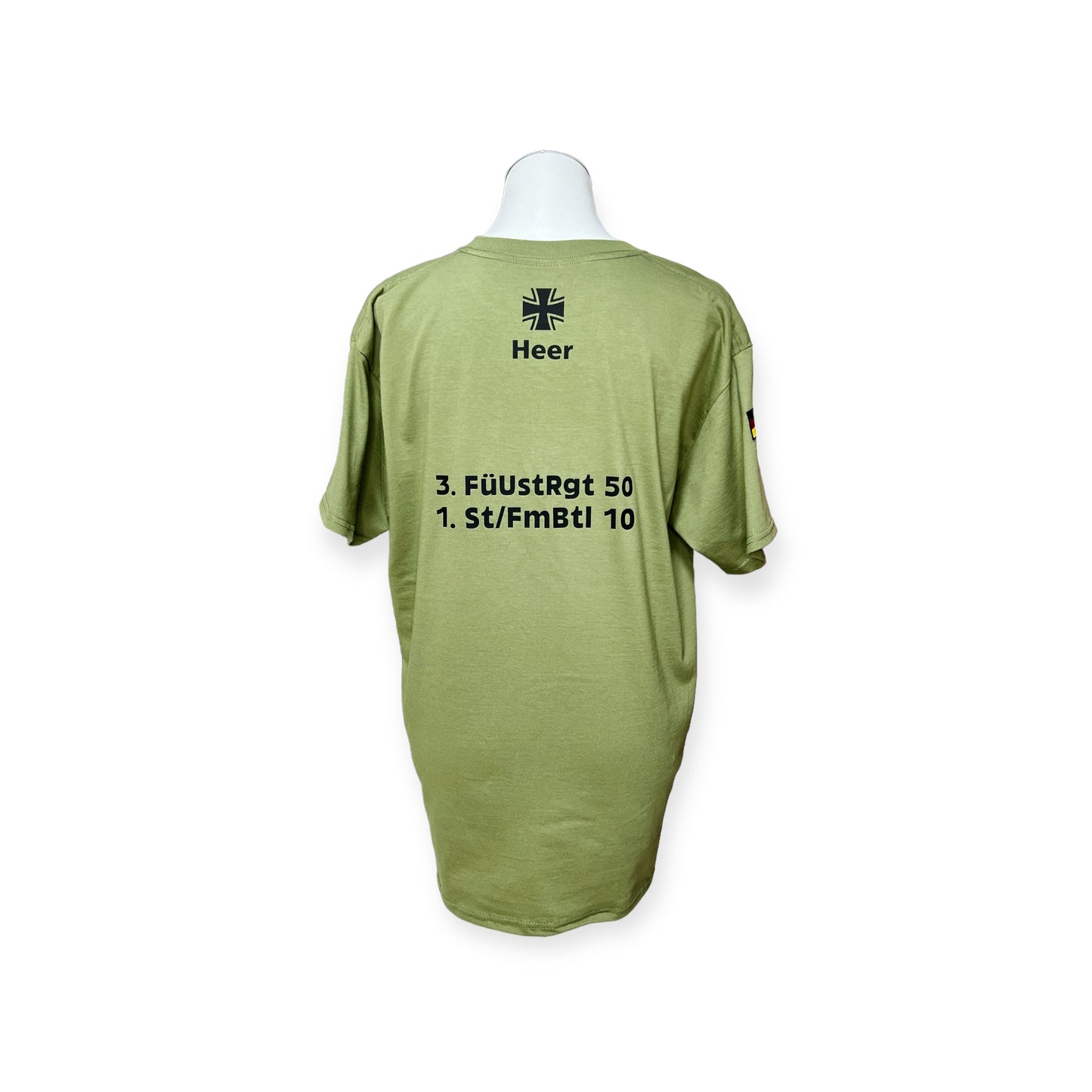 Veteranen T-Shirt classic olive, personalisiert