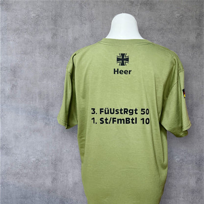 Veteranen T-Shirt classic olive, personalisiert