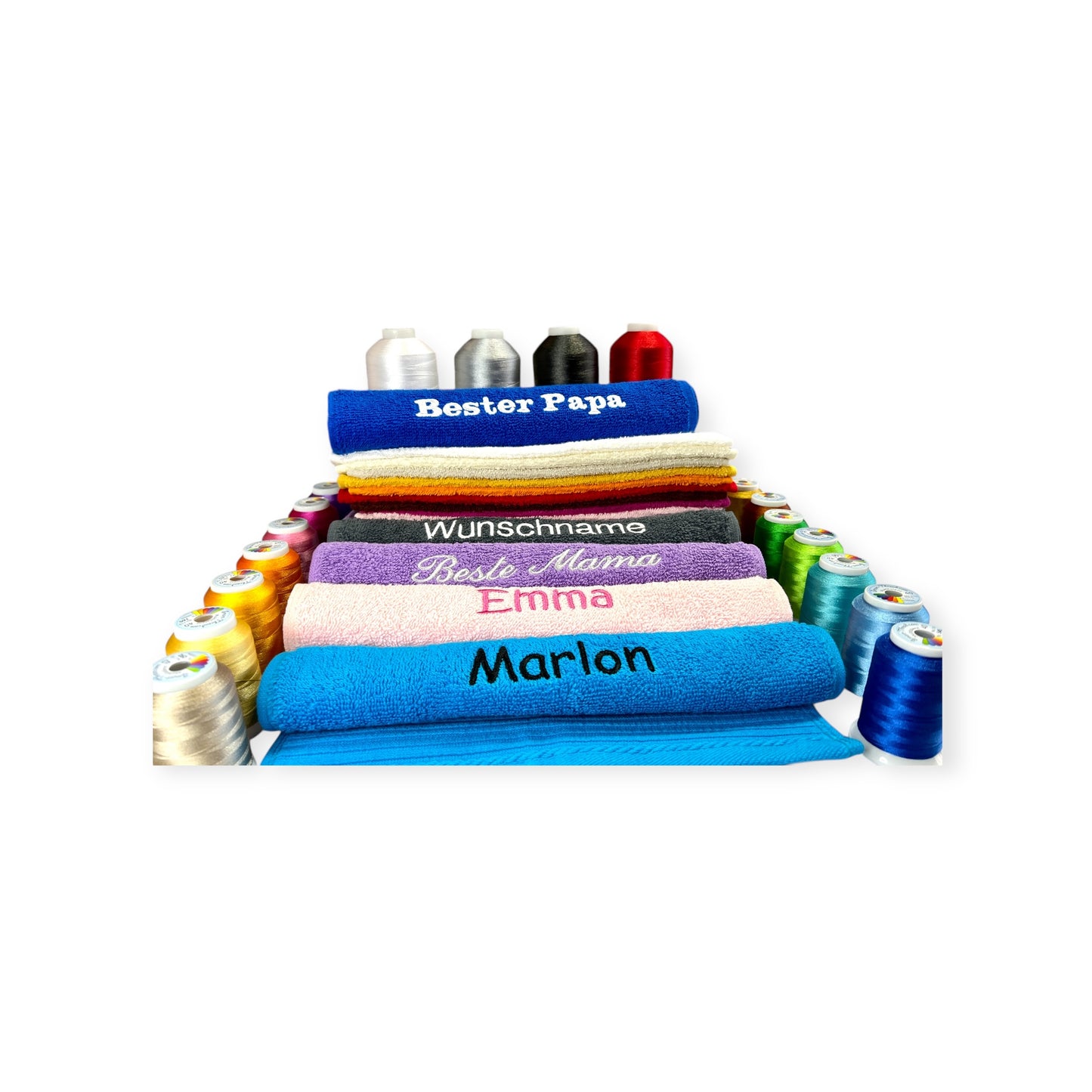 Kinder Handtuch mit Name 30x50 cm Kita Kindergarten oder für Unterwegs