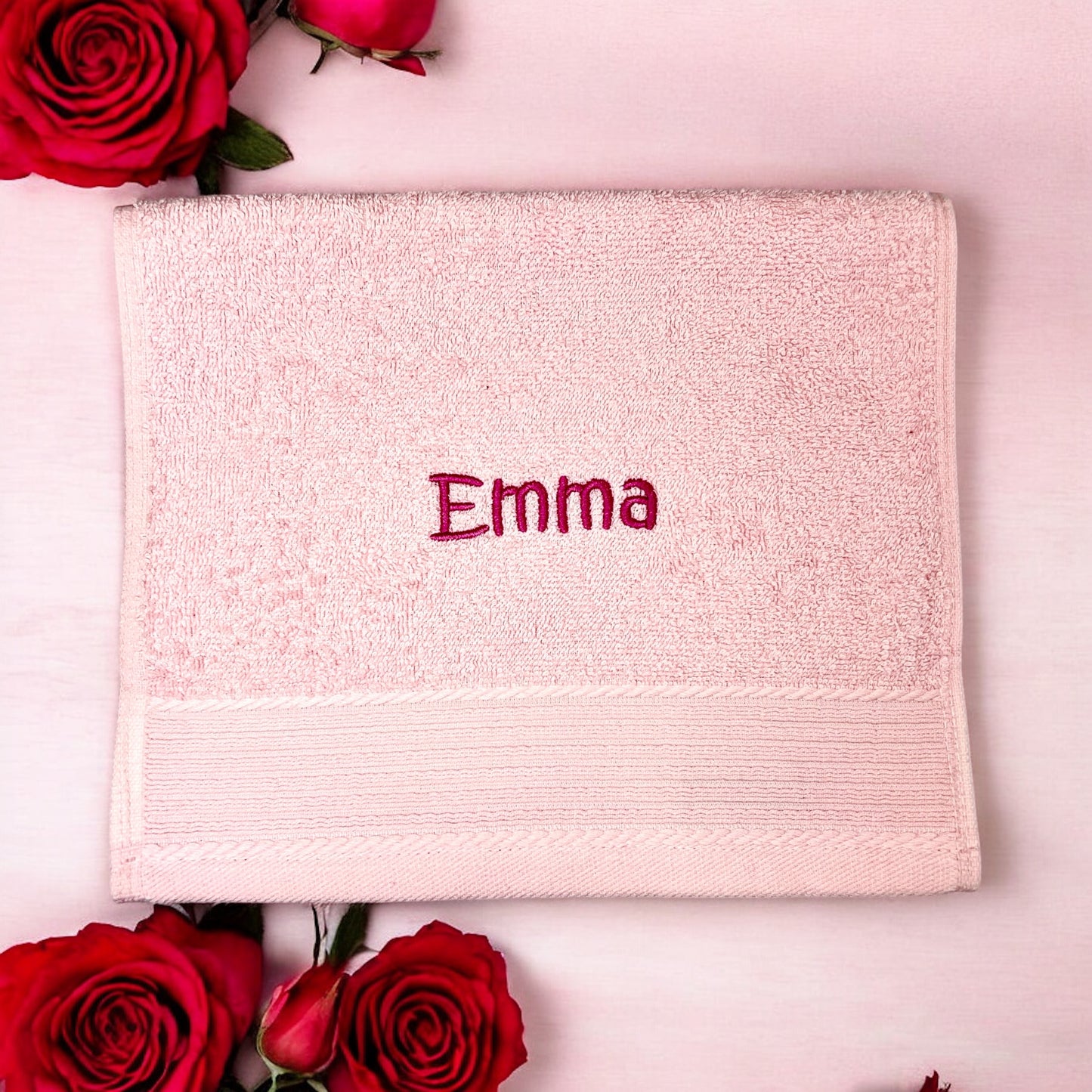 Kinder Handtuch mit Name 30x50 cm Kita Kindergarten oder für Unterwegs