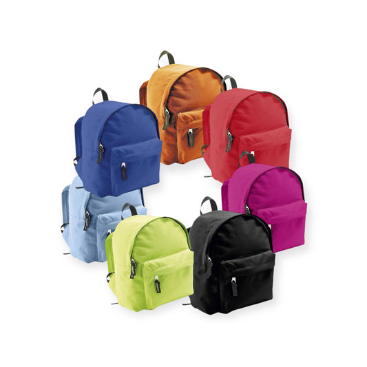 Kinderrucksack personalisierbar mit Name und Motiv, 9 Farben verfügbar, Kindergartentasche mit Namen