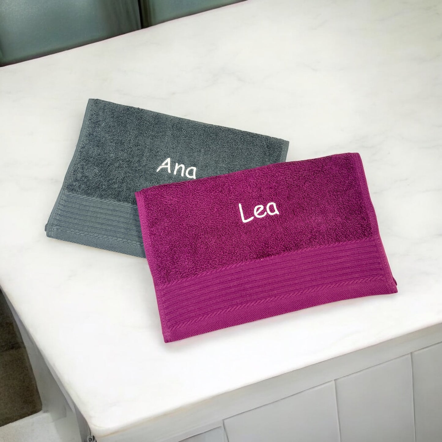 Kinder Handtuch mit Name 30x50 cm Kita Kindergarten oder für Unterwegs