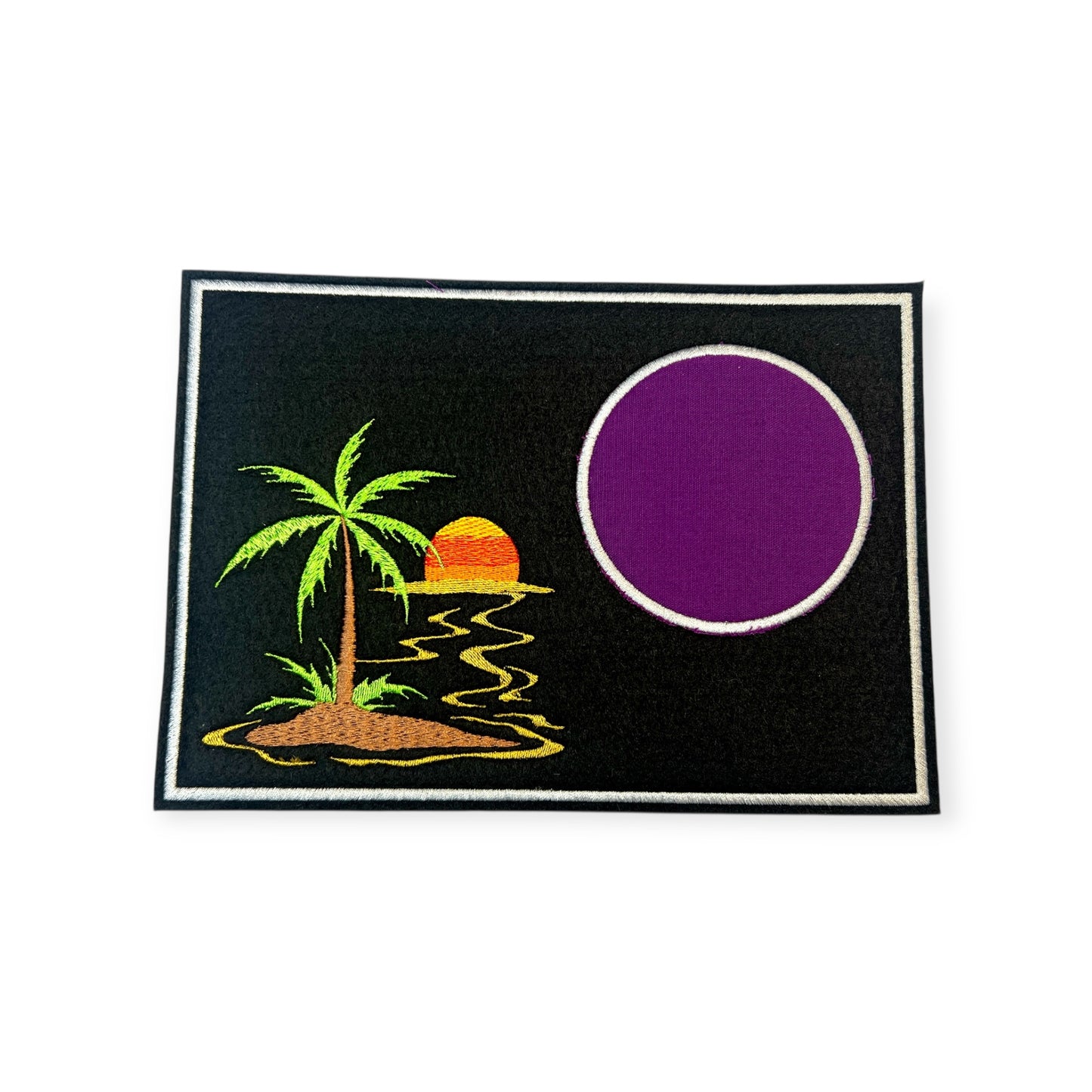 Tassenuntersetzer "Insel" für Kaffee kleines Geschenk zur Kaffeeeinladung Mug rug, personalisierbar