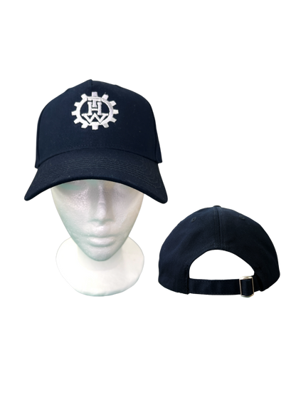 THW Kappe, Marineblau mit Zahnkranz-Logo, Verstellbar