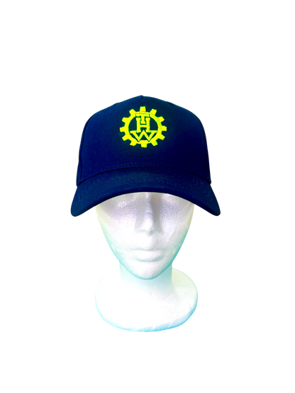 THW Kappe, Marineblau mit Zahnkranz-Logo, Verstellbar