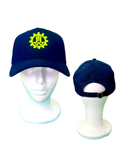 THW Kappe, Marineblau mit Zahnkranz-Logo, Verstellbar