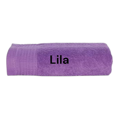 Duschhandtuch mit Name bestickt – personalisiertes Duschtuch 70 x 140 cm