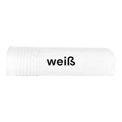 Handtuch mit Ein-Buchstaben-Monogram / Initiale, Handtuch, Sauna, Wellness, Duschtuch, edles Geschenk zu jedem Anlass