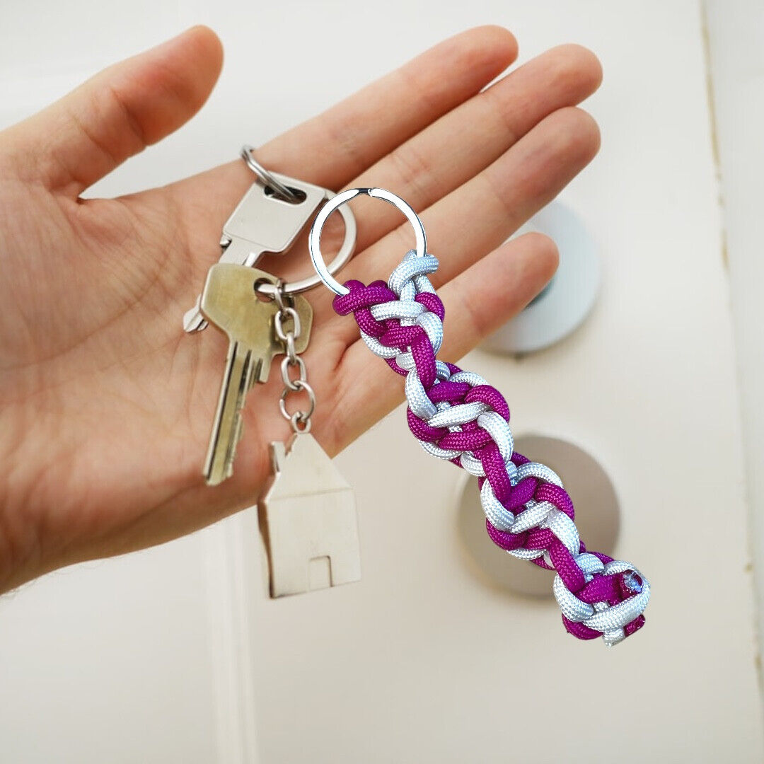 Schlüsselanhänger Paracord tolle Farben frei wählbar Kleines Geschenk Advend